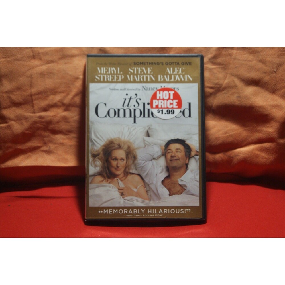 It's Complicated (DVD) Meryl Streep Memorably Hilarious Comedy Sexy